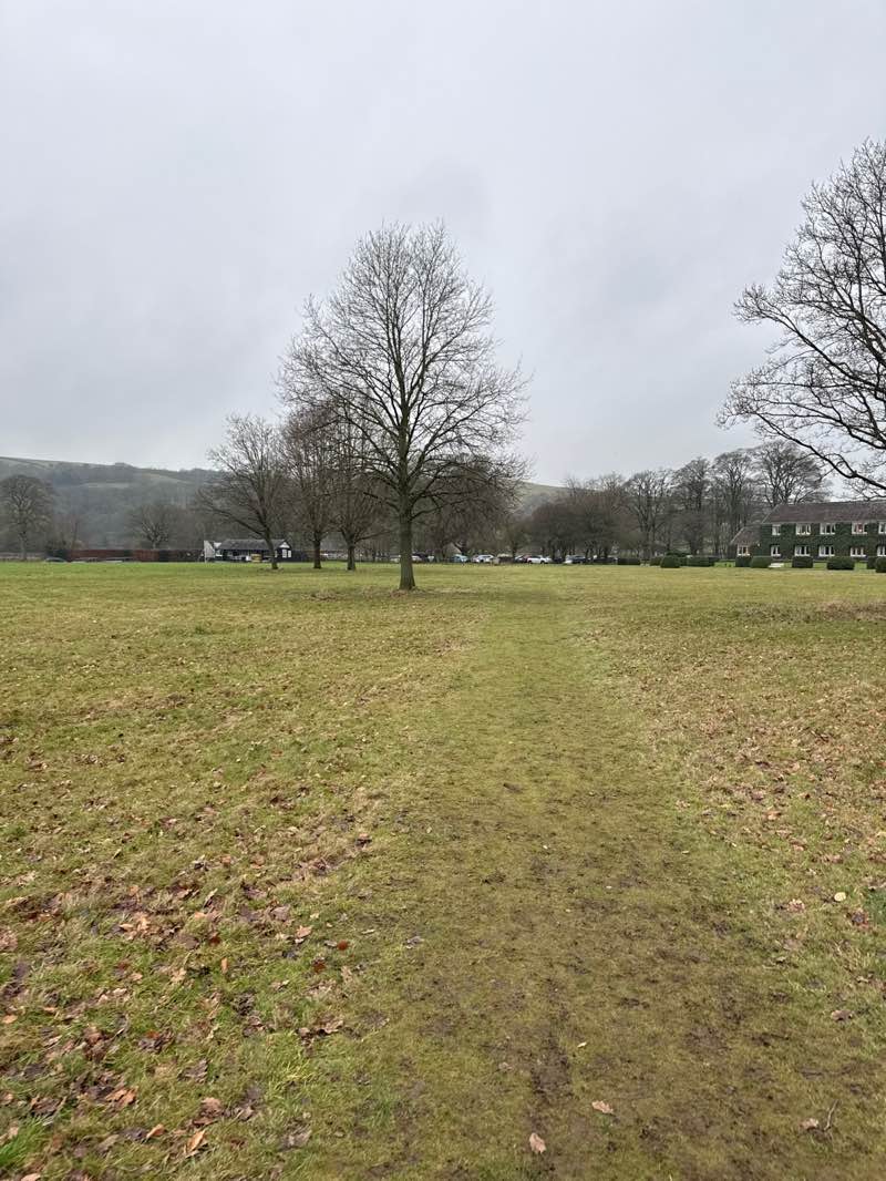 walking near me in Low Bridge Field in winter