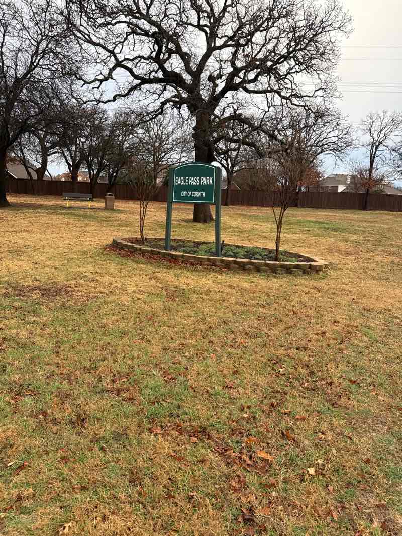 walking near me in Eagle Pass Park in winter