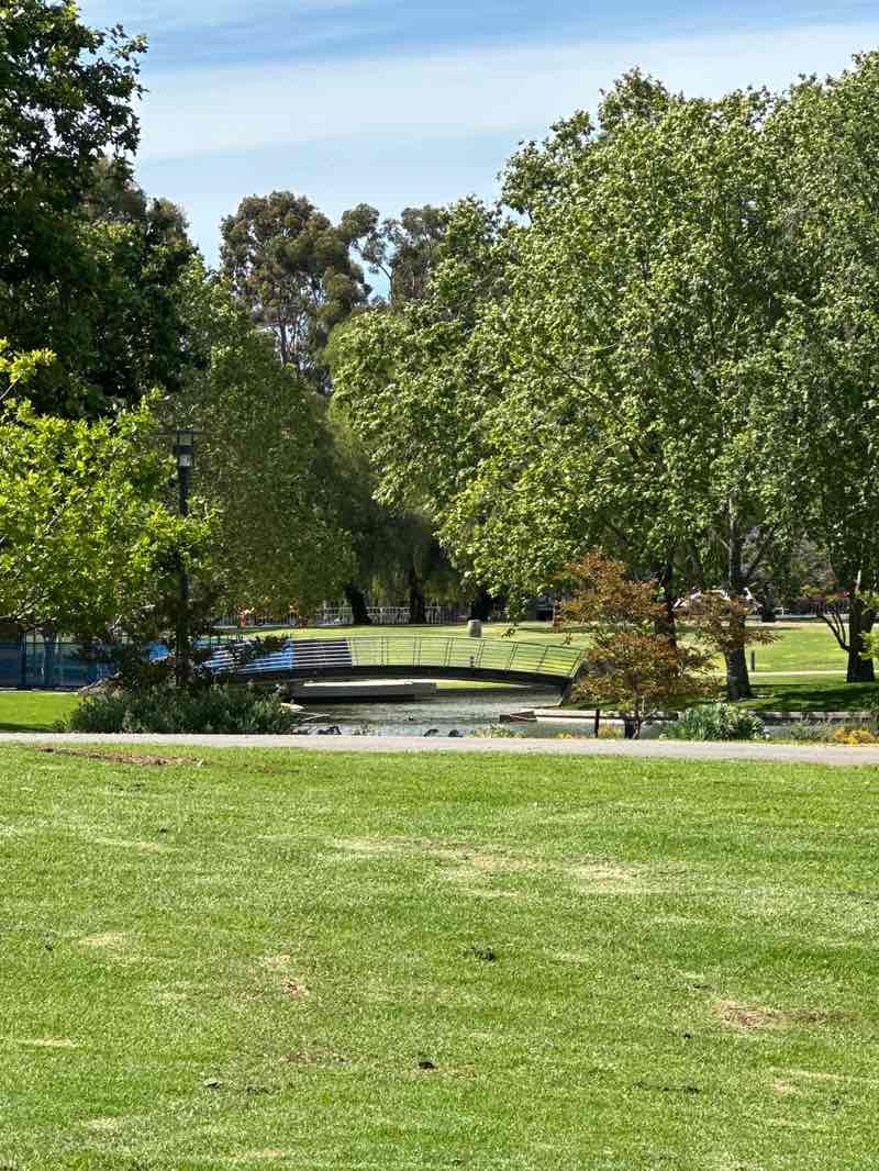 walking near me in Rymill Park in summer