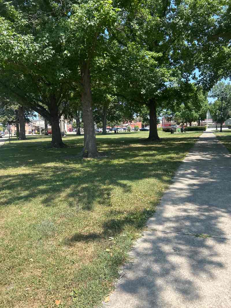 walking near me in Scully Park in summer