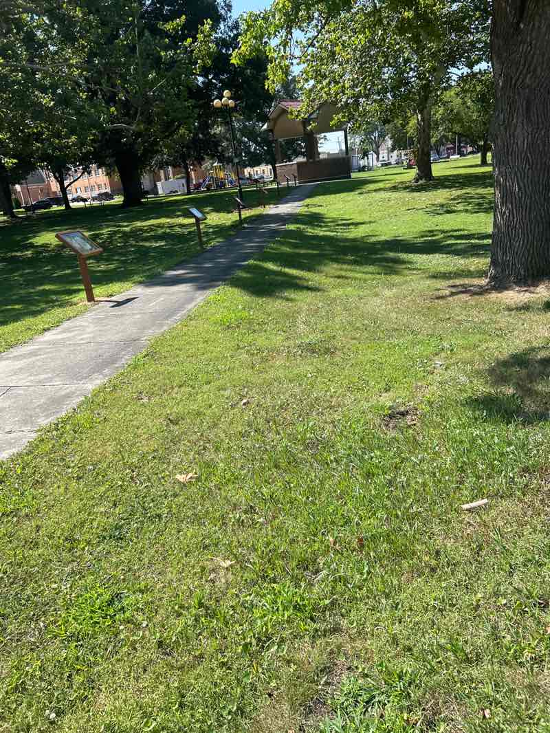 walking near me in Latham Park in summer