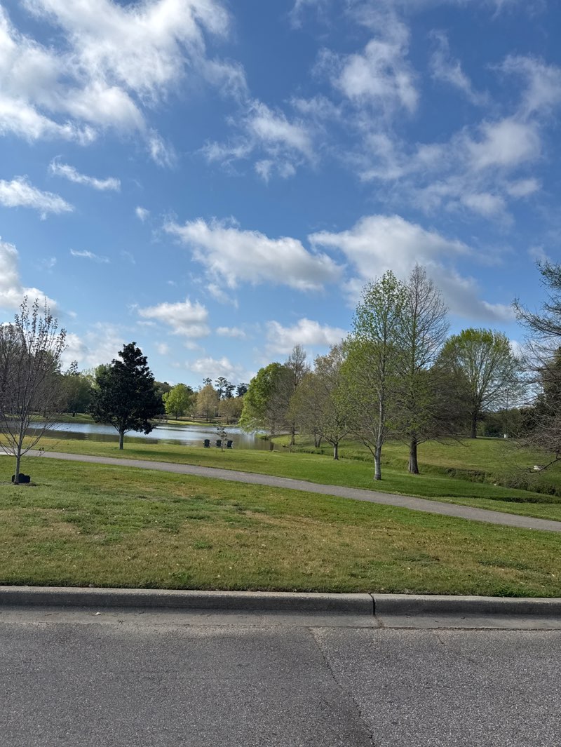 walking near me in Centennial Plaza in spring