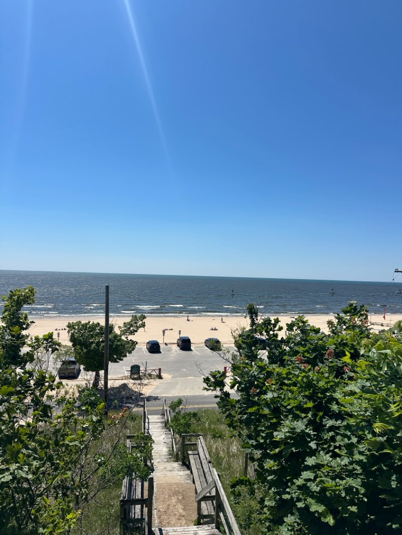 walking near me in Grand Haven State Park in summer