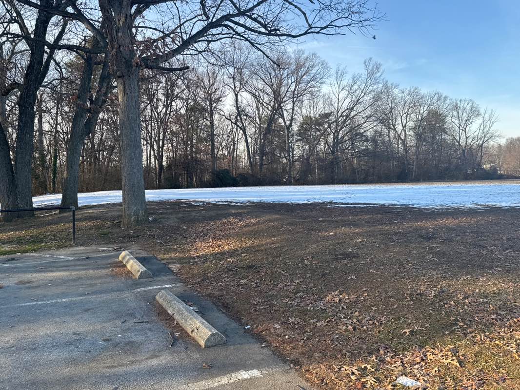 walking near me in Calverton Park in winter