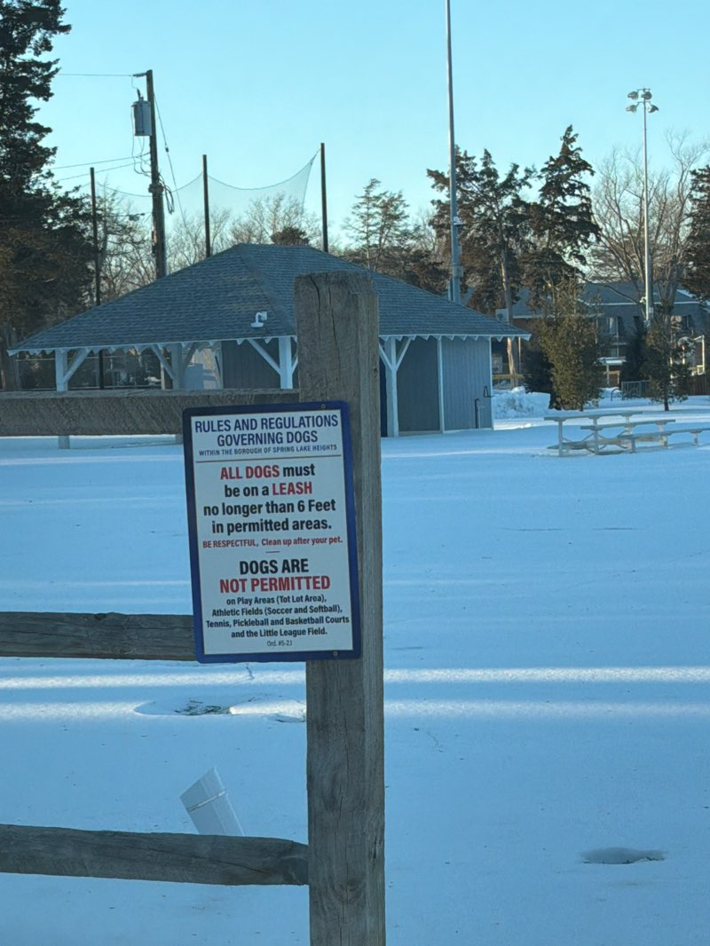 walking near me in Joseph Robertson Allaire Road Park in winter
