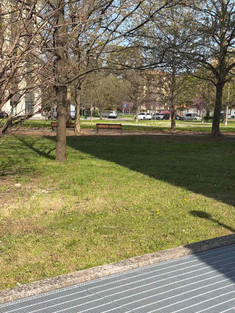 walking near me in Parco del Dopolavoro Ferroviario in spring