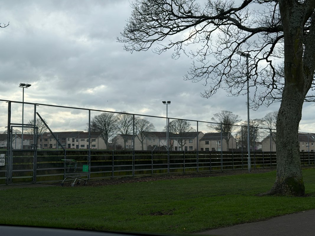 walking near me in Gallatown Park in winter