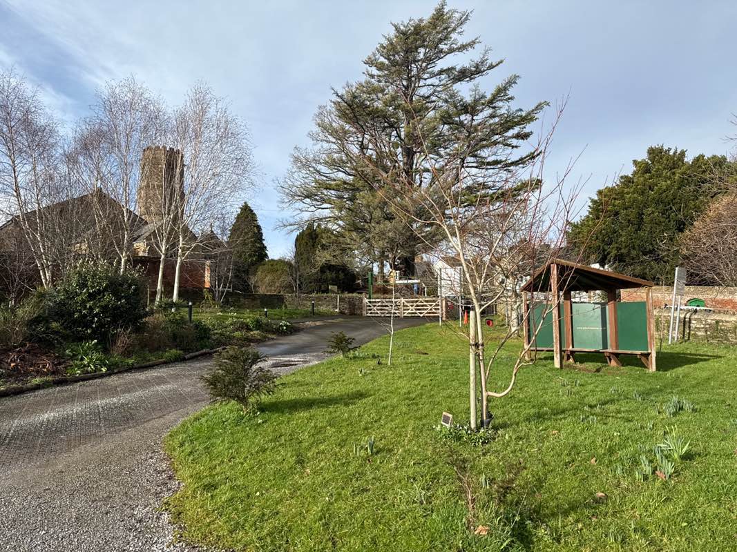 walking near me in Bishops Hull Playing Field in winter