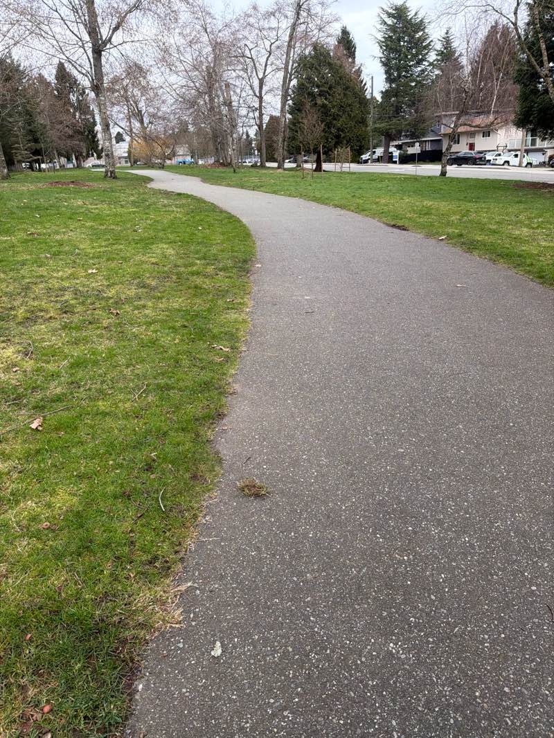 walking near me in MacCaud Park in winter