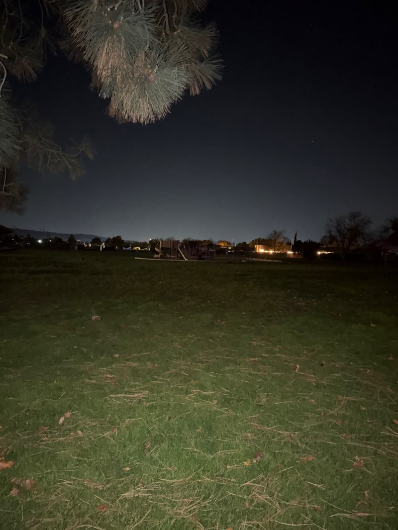 walking near me in El Padro Park in winter