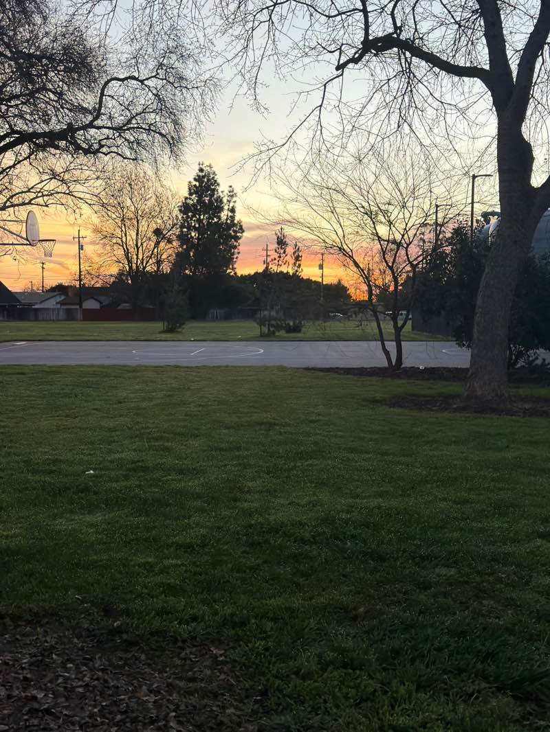 walking near me in Yosemite Village Park in winter