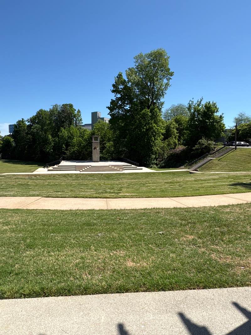 walking near me in Yonah Park in spring