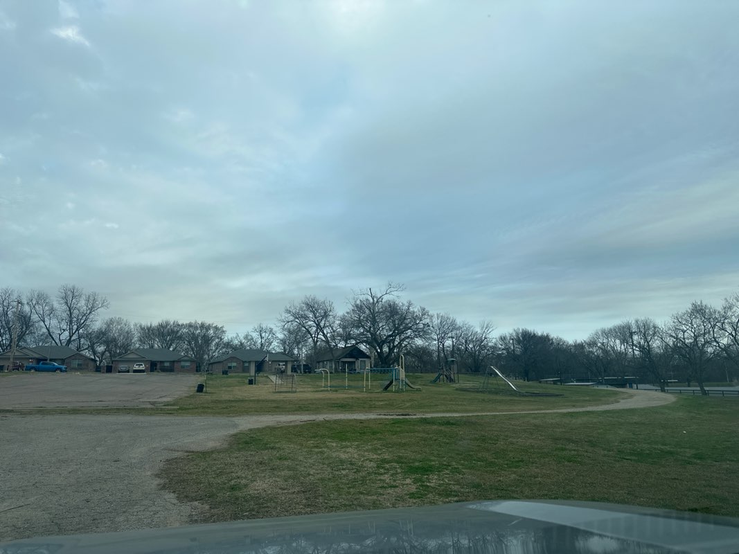 walking near me in Billy Miller Park in winter