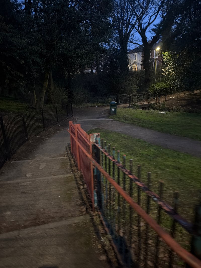 walking near me in Burn Park in spring