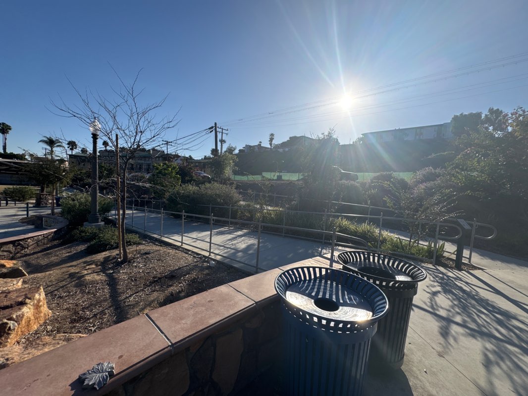 walking near me in Collier Park in winter