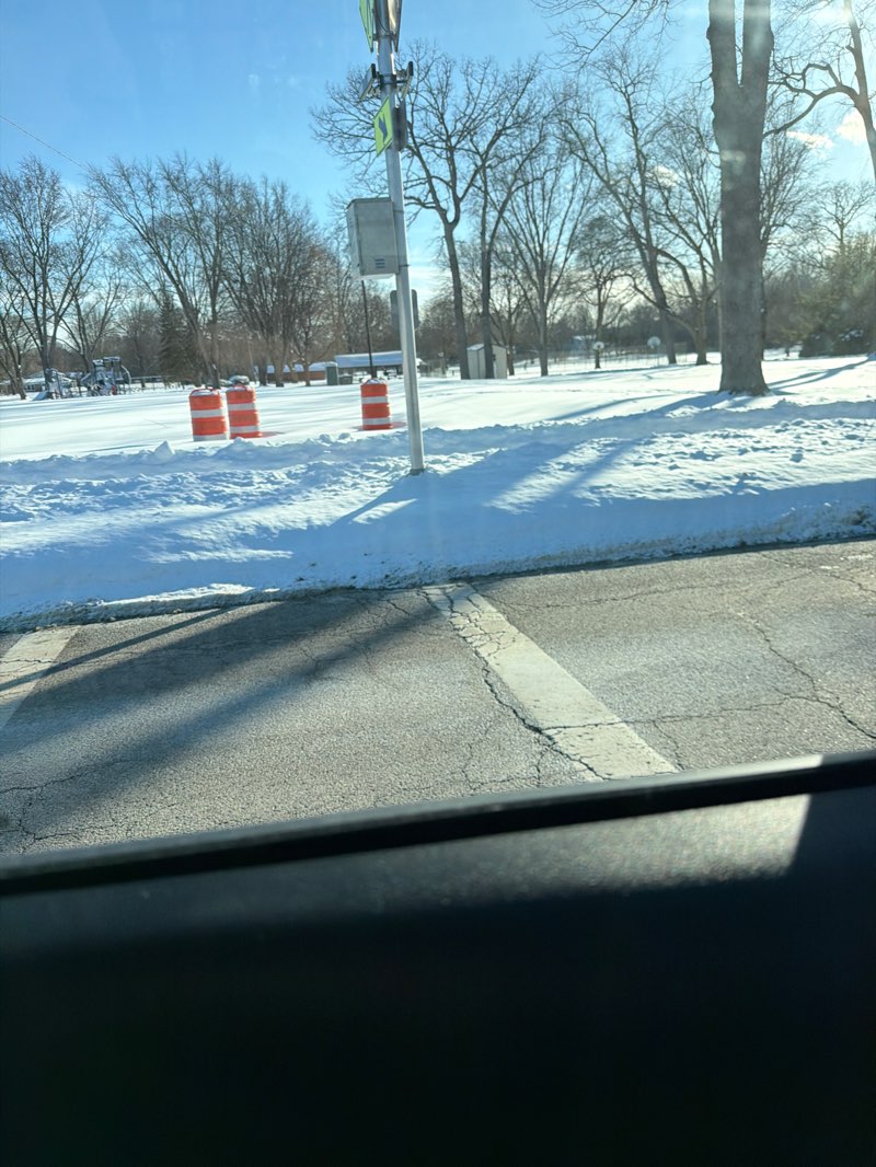 walking near me in Price Park in winter