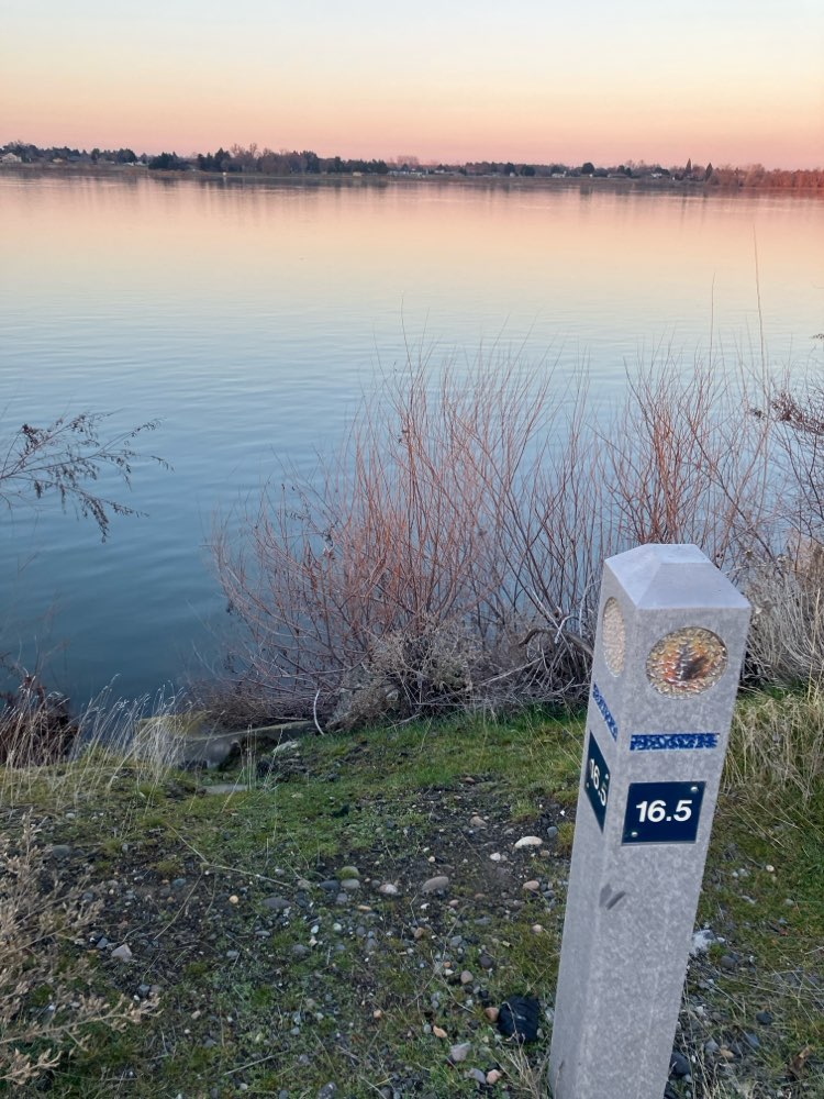 walking near me in Columbia Park in winter