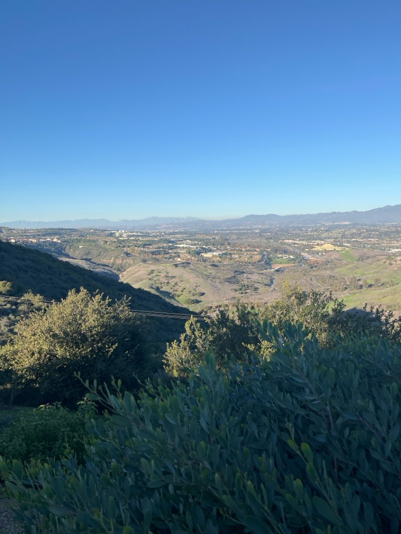 walking near me in Aliso and Wood Canyons Wilderness Park in winter