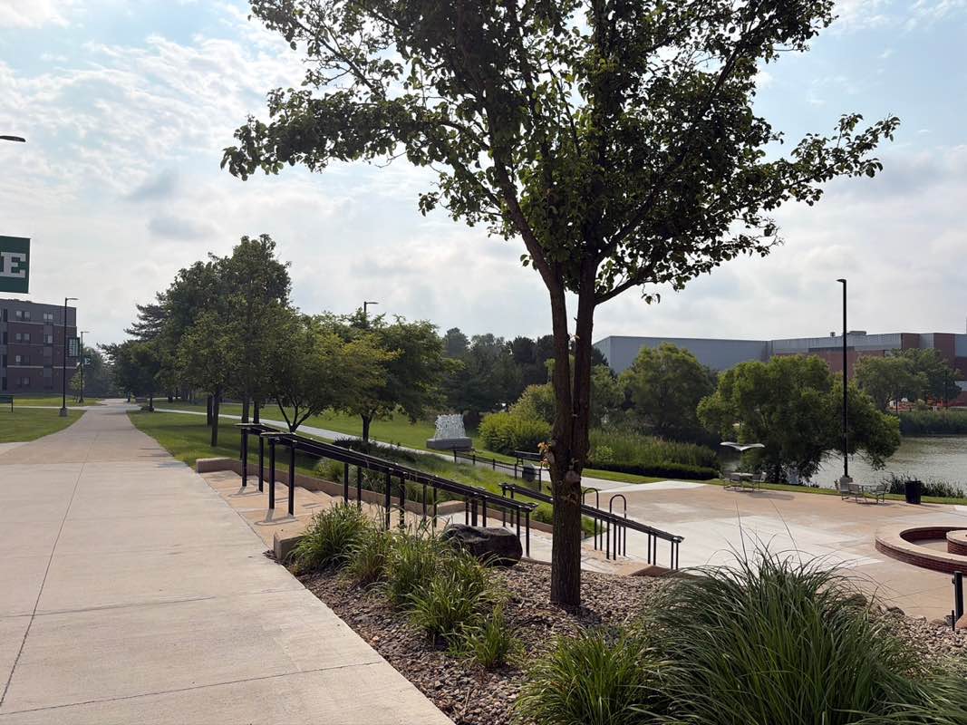 walking near me in University Park in summer