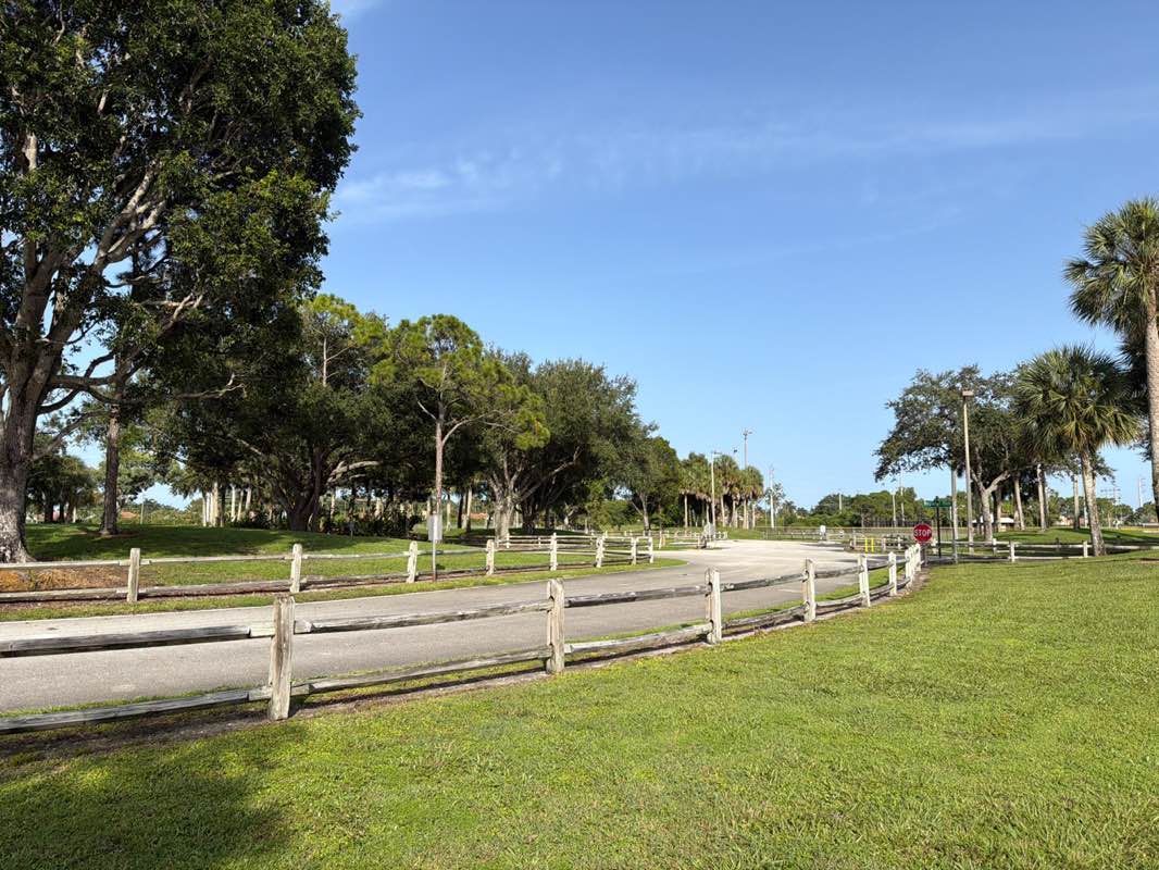 walking near me in South County Regional Park in summer