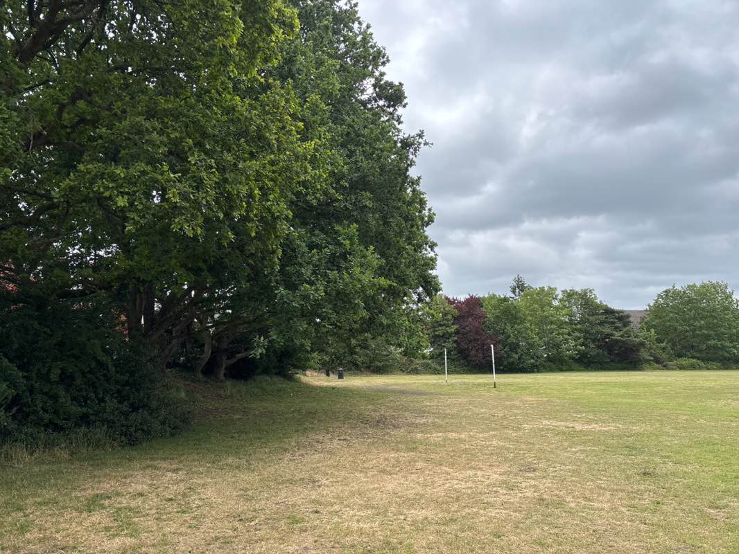 walking near me in South Ascot Playing Field in summer
