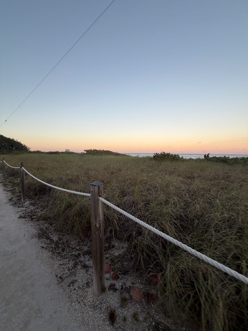walking near me in Indian Beach Park in winter