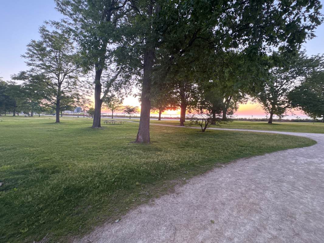 walking near me in Cornelia Lunt Park in summer