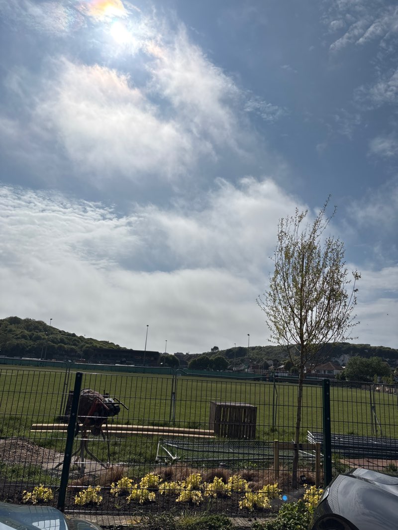 walking near me in Fort Road Recreational Ground in spring