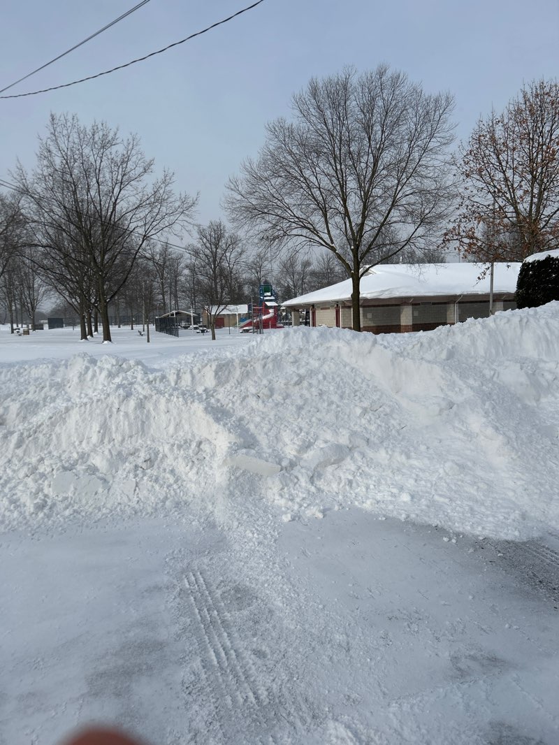 walking near me in Brainard Park in winter