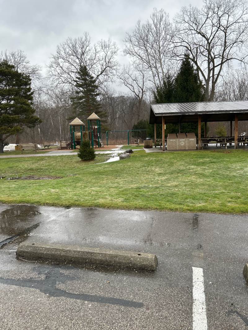 walking near me in Helen Hazen Wyman Park in winter