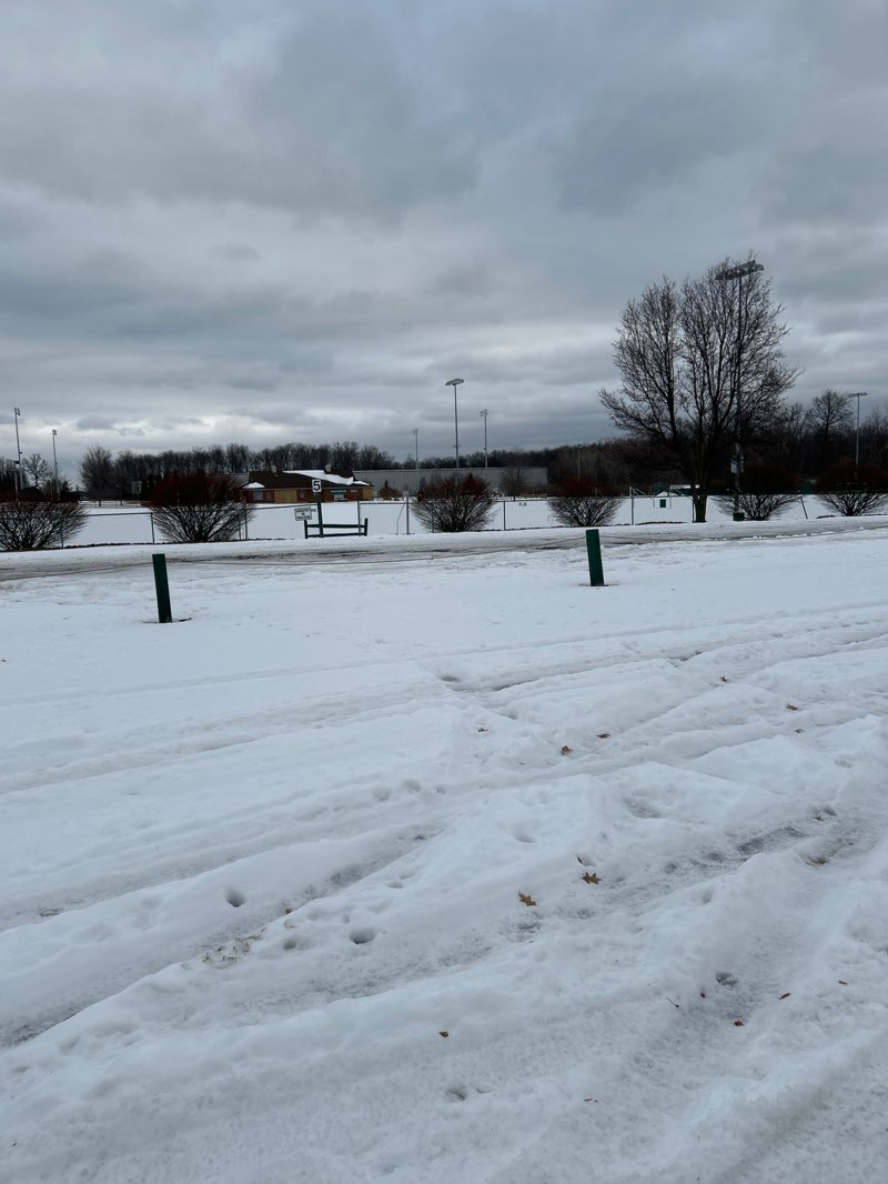 walking near me in Foltz Park in winter