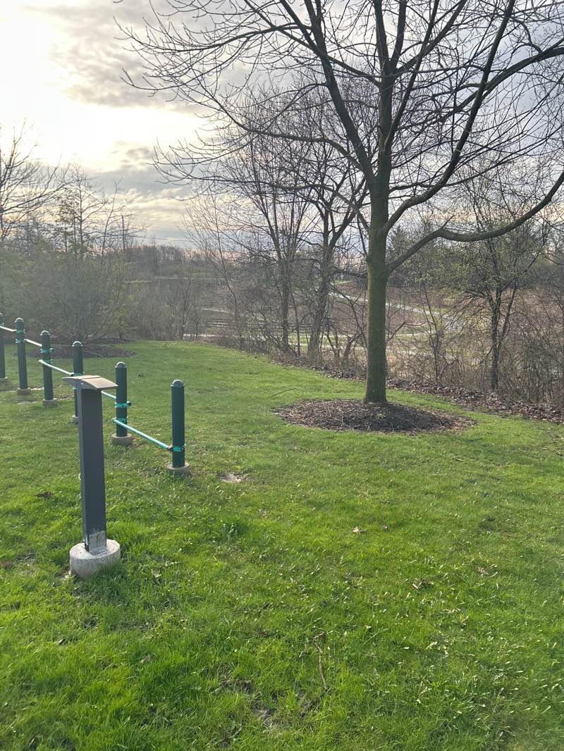 walking near me in Beachwood City Park West in spring