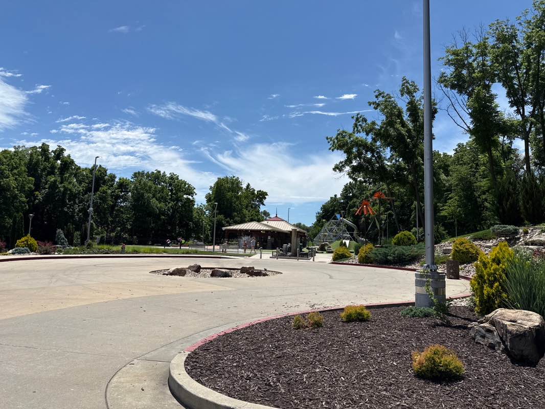 walking near me in Community Park in summer