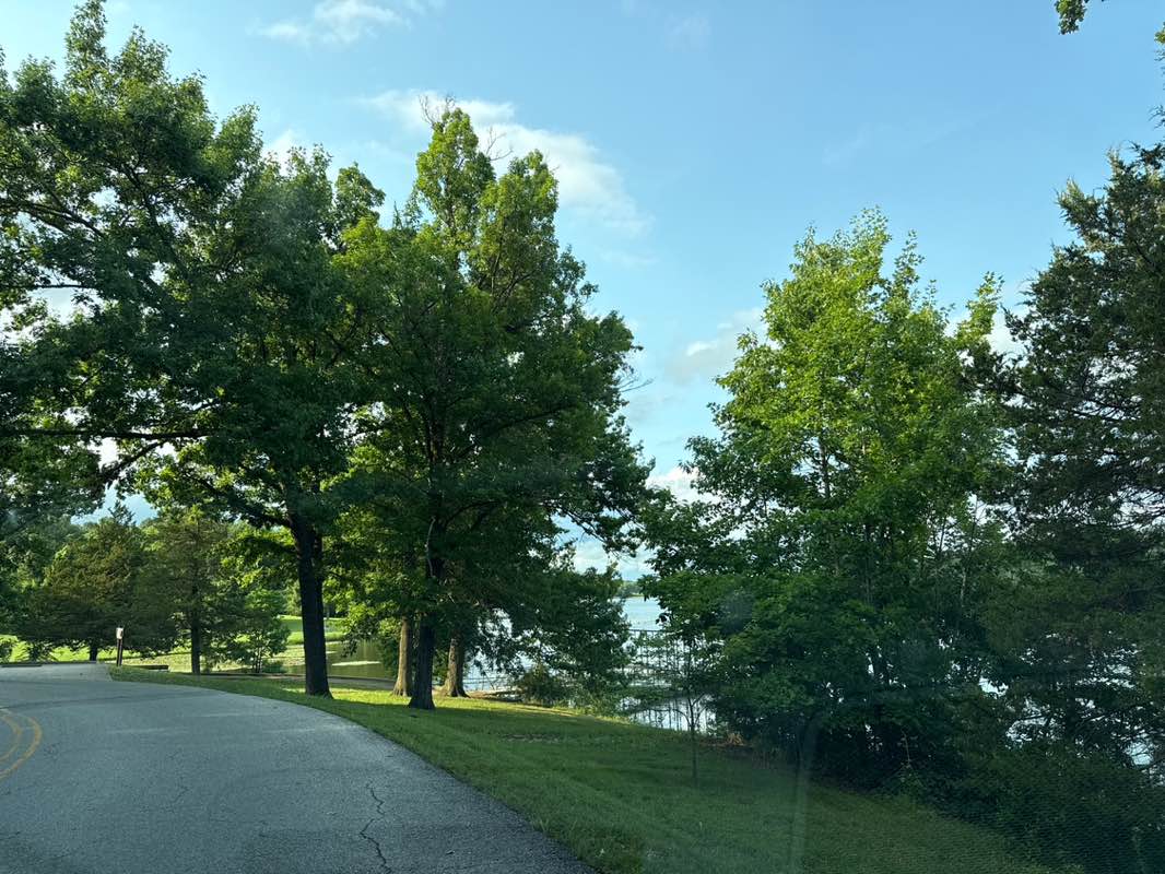 walking near me in Binder Park in summer