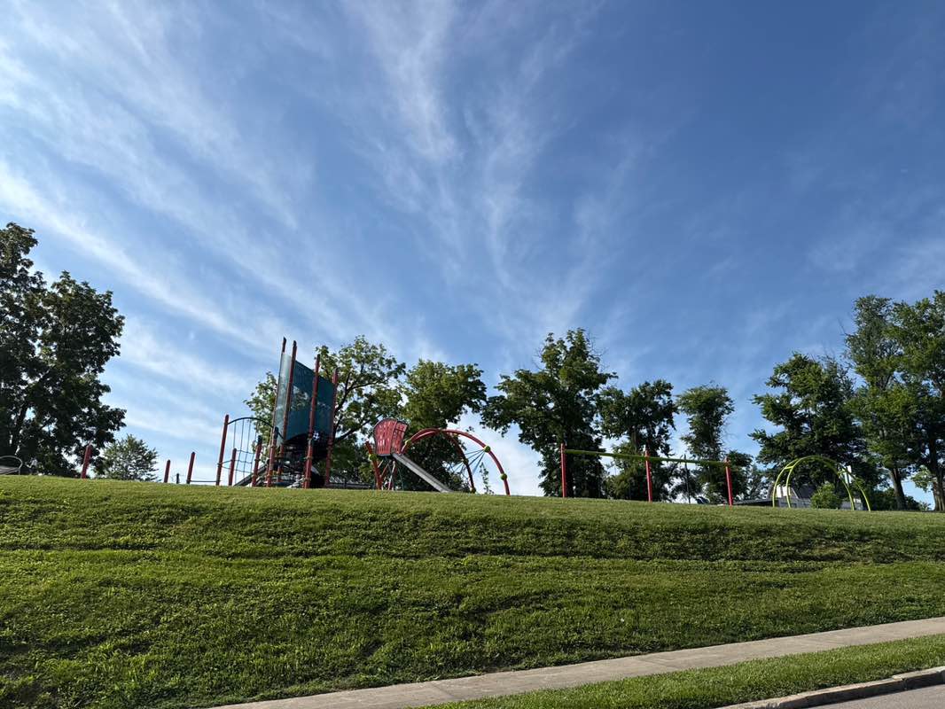 walking near me in Hickory Adams Park in summer