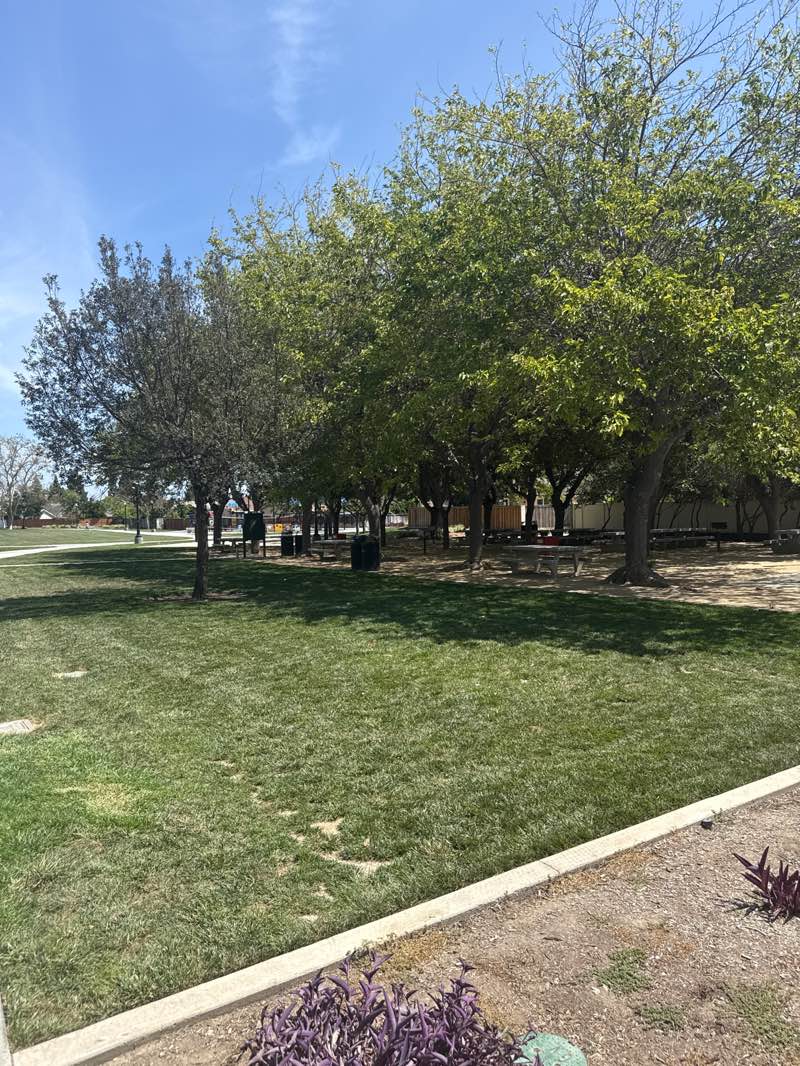 walking near me in Tustin Centennial Park in summer