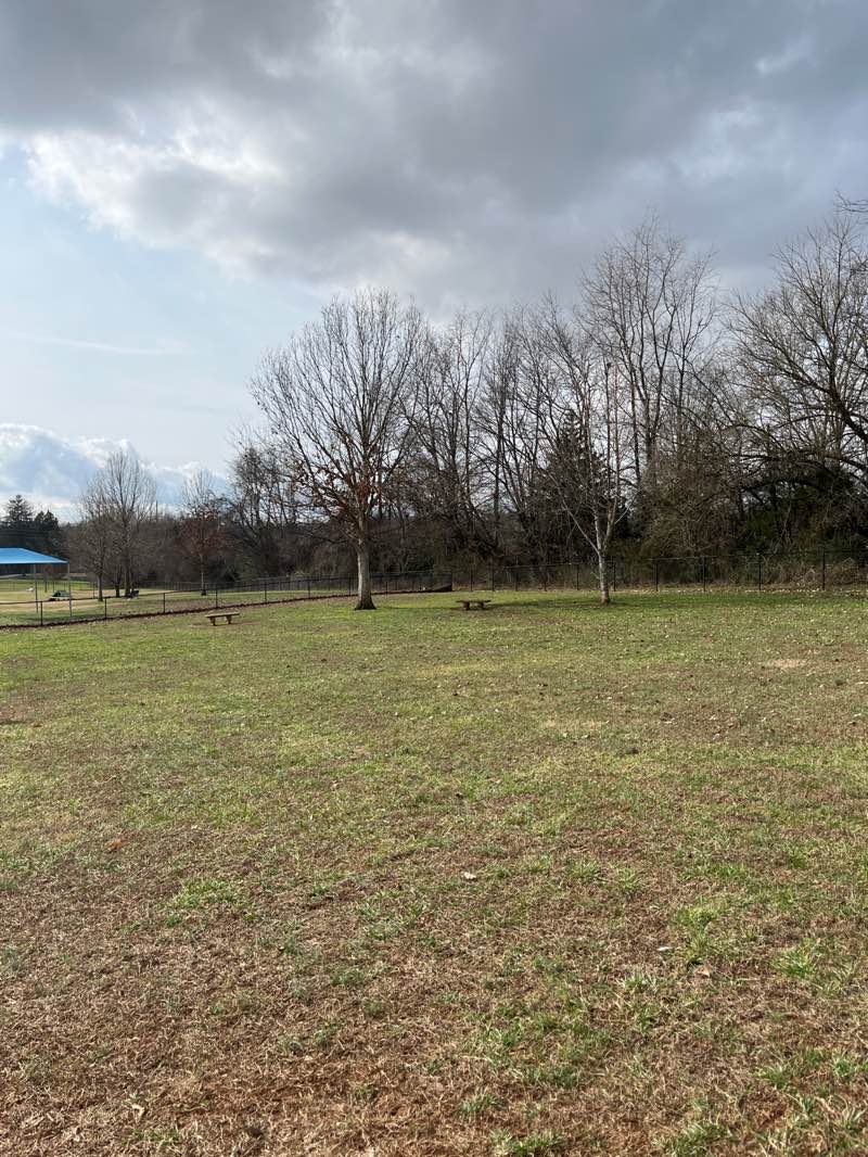 walking near me in H. P. Thomas Bark Park in winter