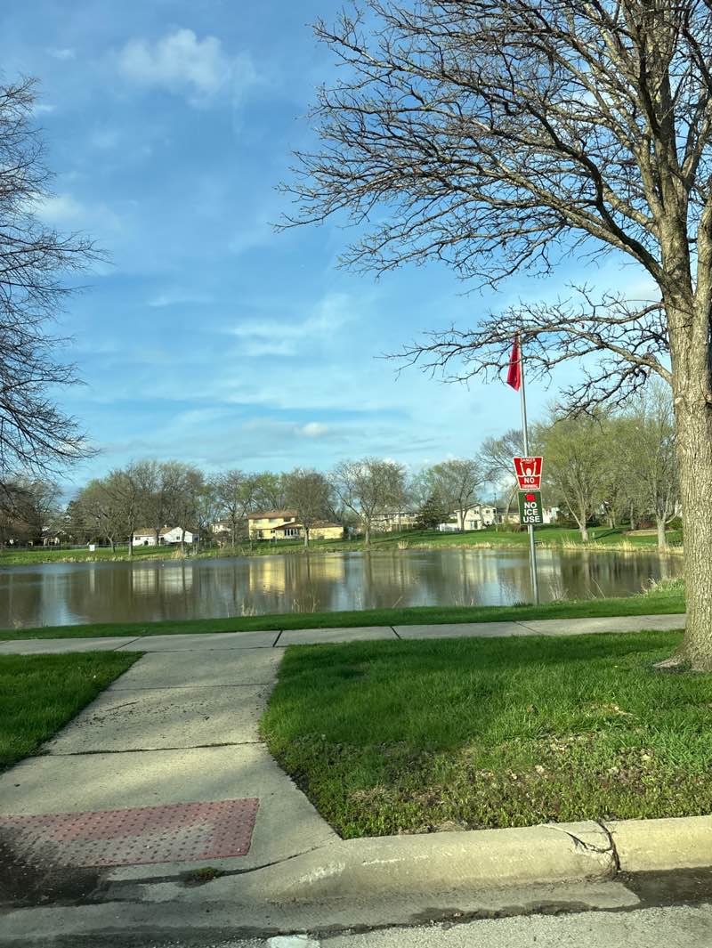 walking near me in Highland Park in spring