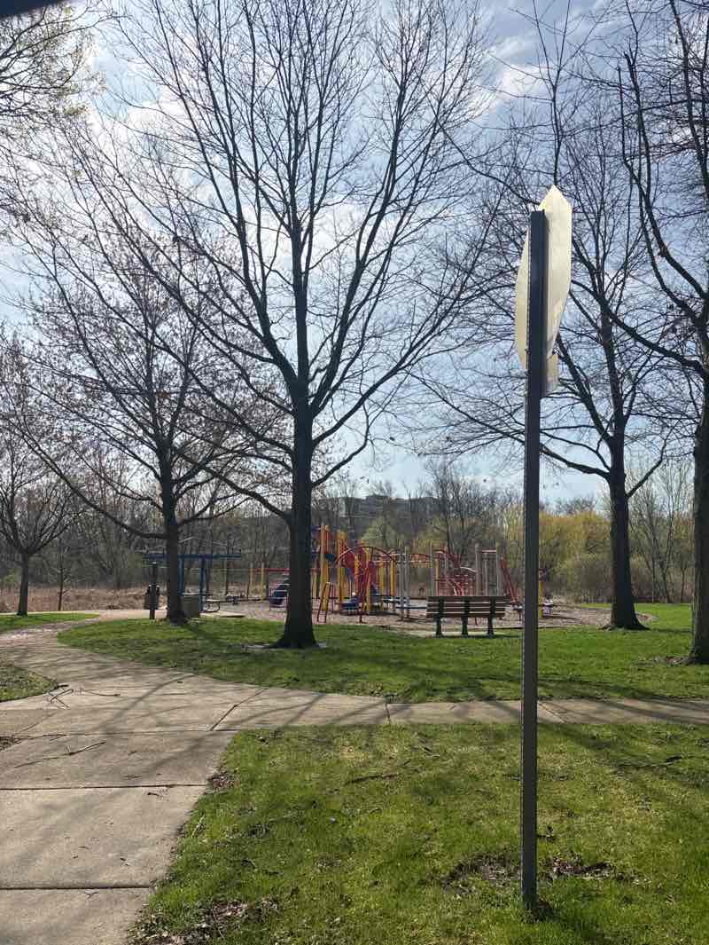 walking near me in Locust Park in spring