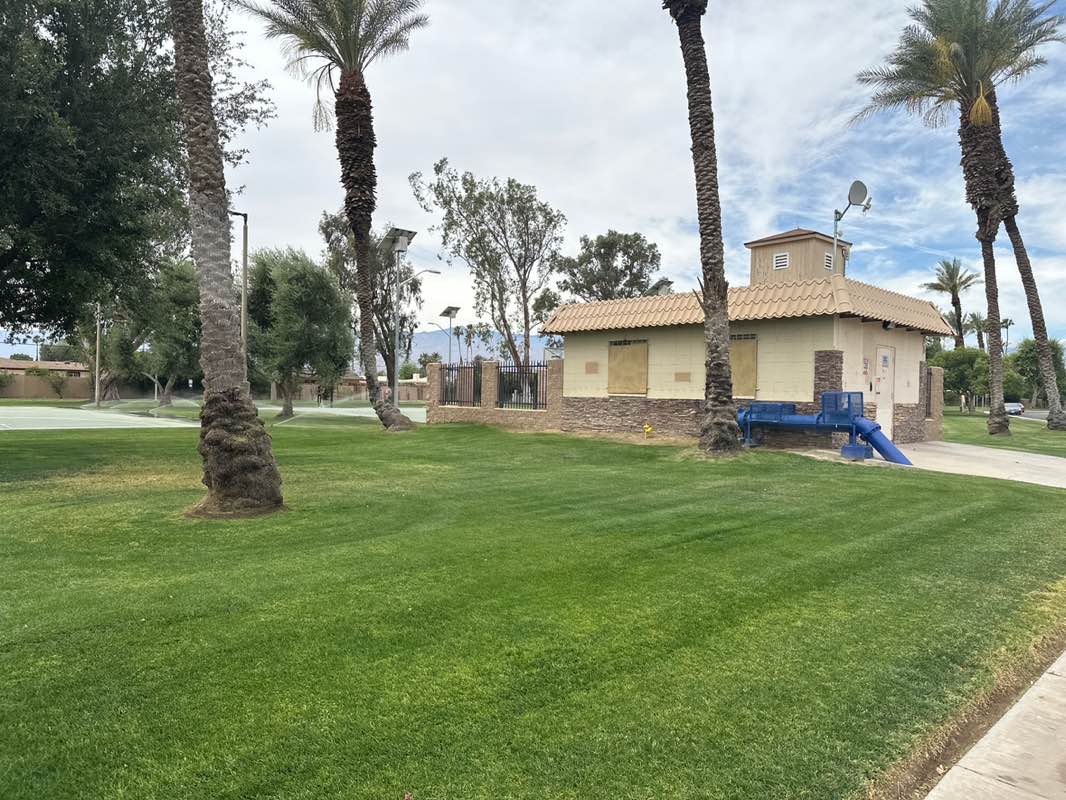 walking near me in Dominguez Park in spring