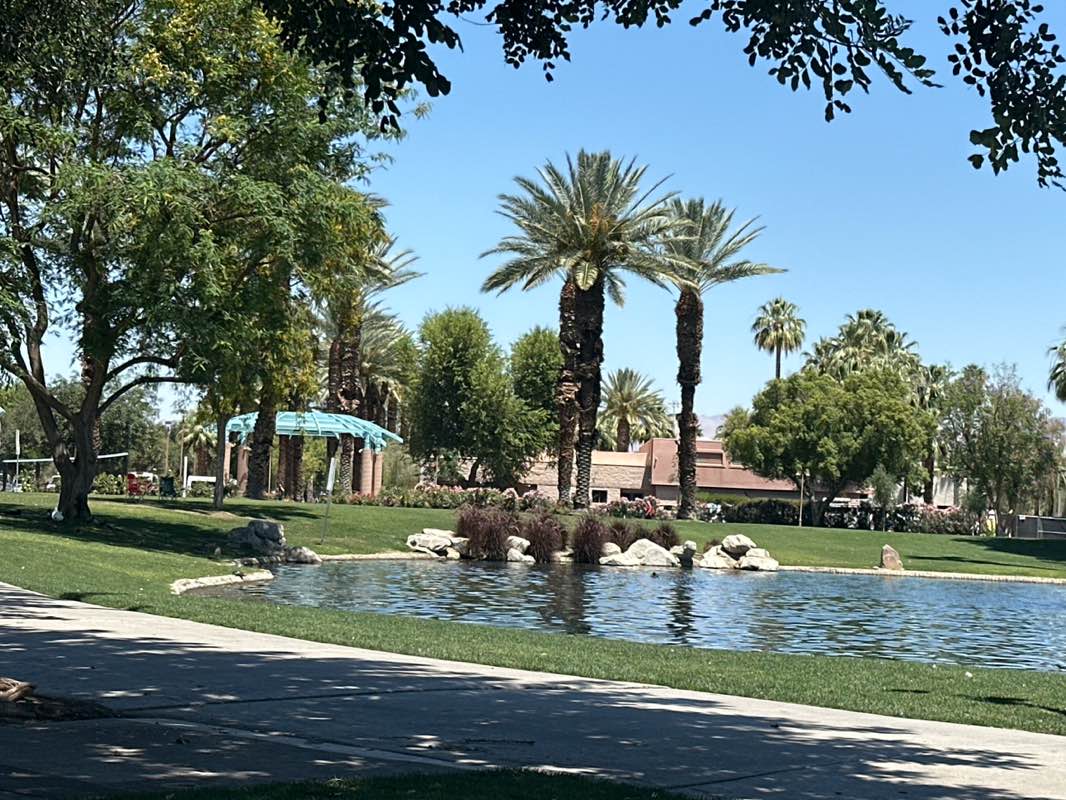walking near me in Civic Center Park in spring