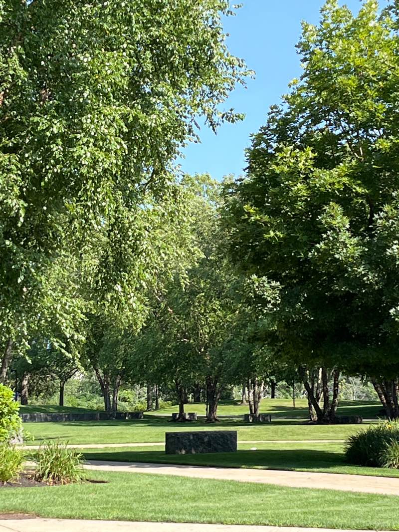 walking near me in The Park at River's Edge in summer