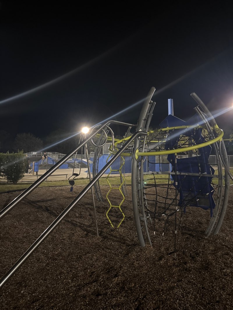 walking near me in McGriff Park in spring