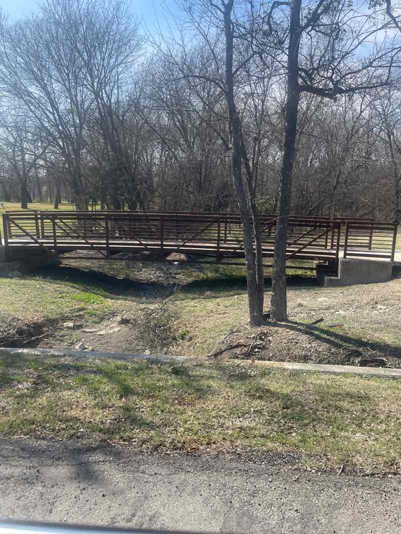 walking near me in J.M. Caldwell Sr. Community Park in spring