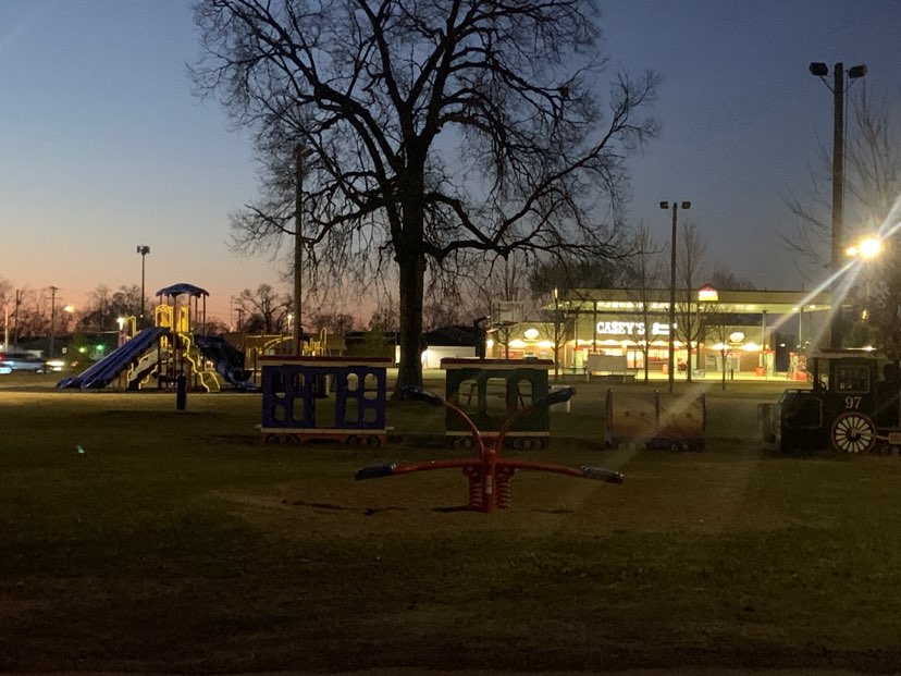 walking near me in City Park in spring