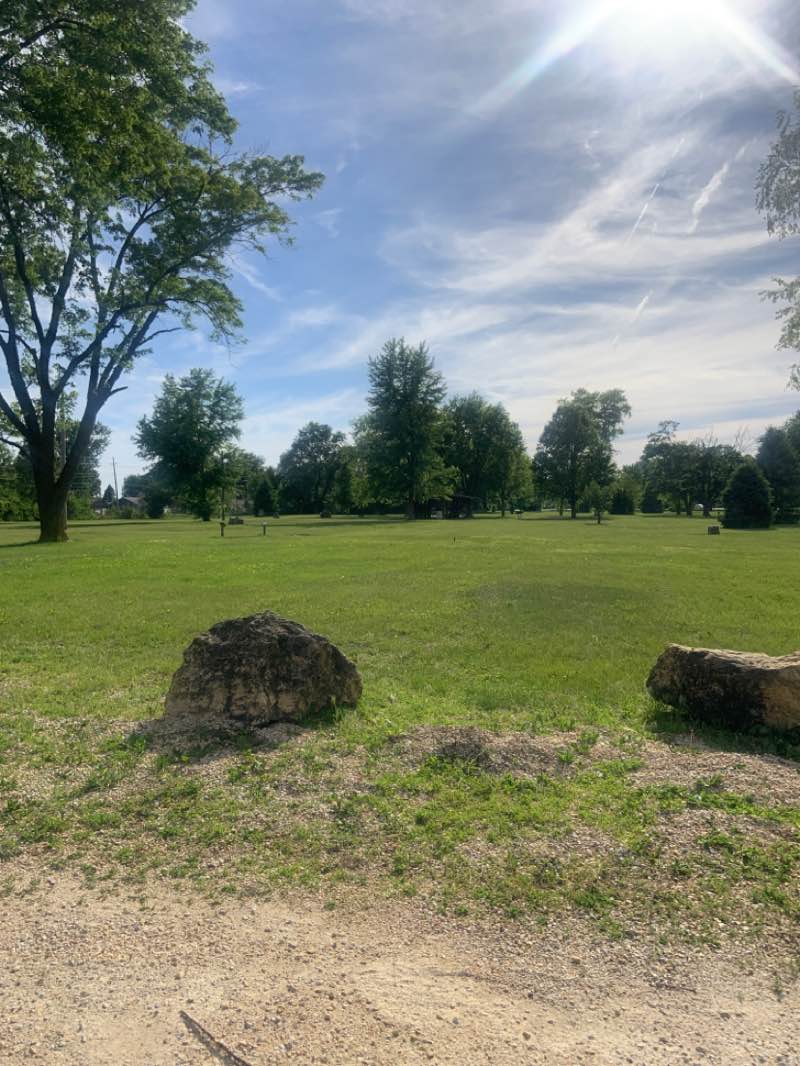 walking near me in Follett Park in summer
