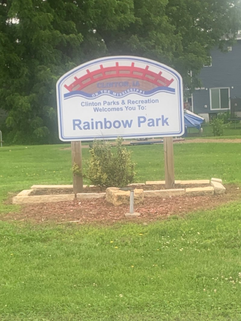 walking near me in Rainbow Park in summer