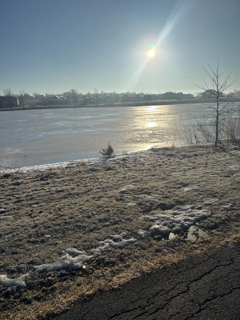 walking near me in Bent Creek Park in winter