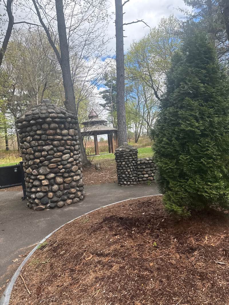 walking near me in Van Horn Park in spring