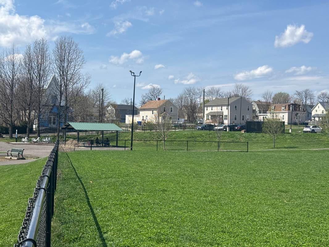 walking near me in Ruth Elizabeth Park in spring